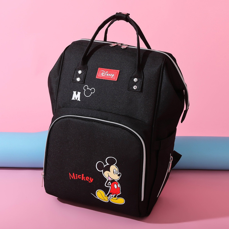 Mochila Disney Baby Bag Maternidade Estilo Grande Capacidade Mamãe Designer Viagem, Bolsa Maternidade Menino Simples