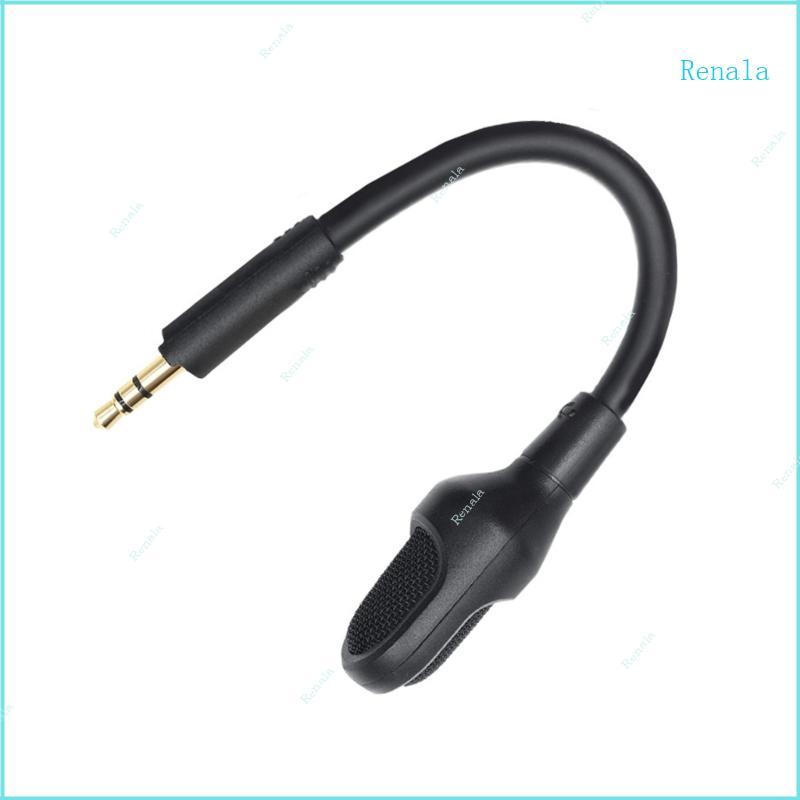 Renala Wire Gaming Headsets Boom Mics Substituição Plugue 3 5 Mm E Preto Ajustável Para V2Pro Jogador