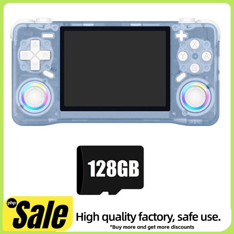 XF35H Retro Console De Videogame Portátil 128G Jogos Pré-Carregados Tela IPS De 3.5 Polegadas WiFi Linux Pocket Player C