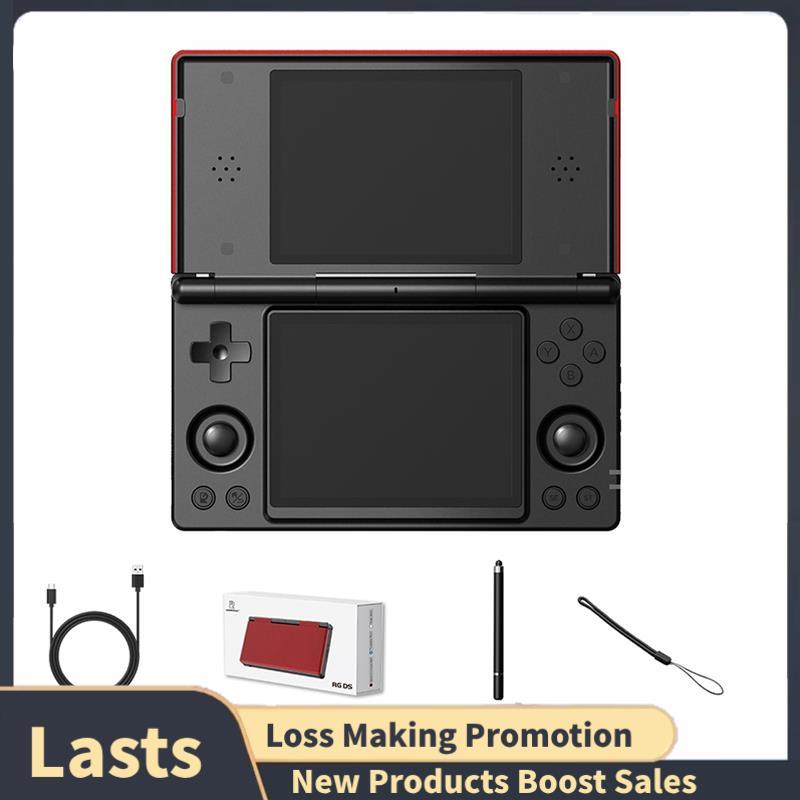RG Retro Console De Videogame 4 Polegada IPS Tela De Toque Dupla 3 + 32G Android 14 Flip Game Player Presente Para Crian