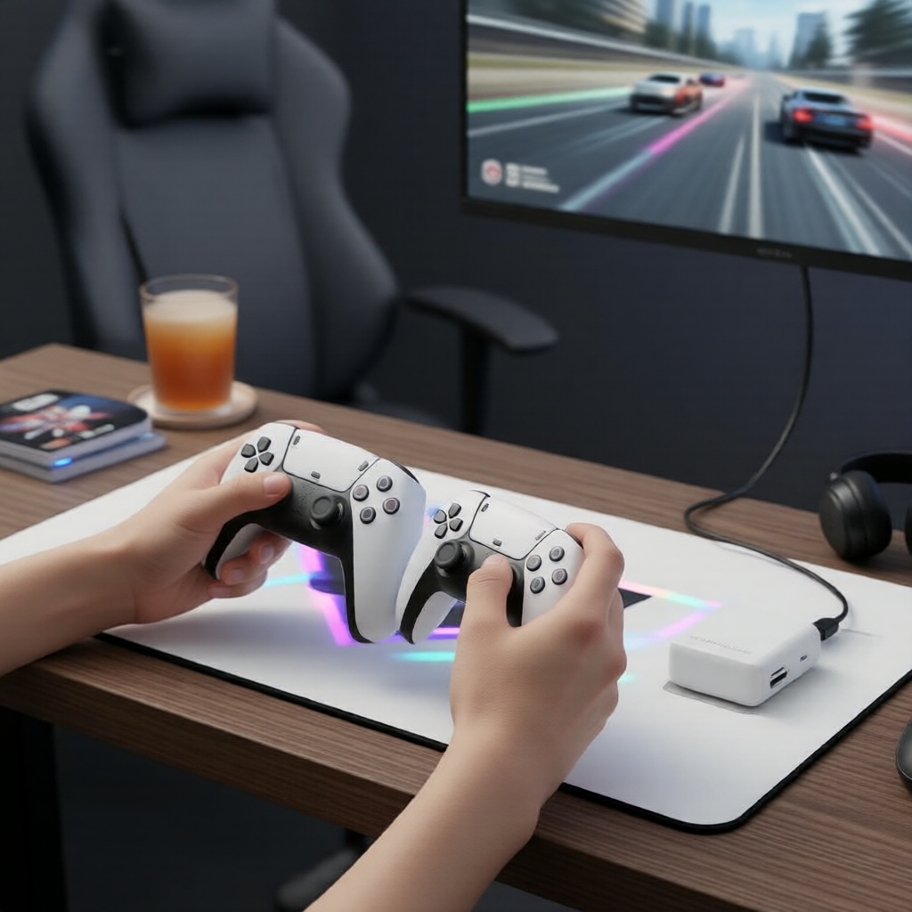 Bastão de Jogo de TV 4K M15 64GB 20000 Jogos Retro Player Portátil com Gamepad Sem Fio