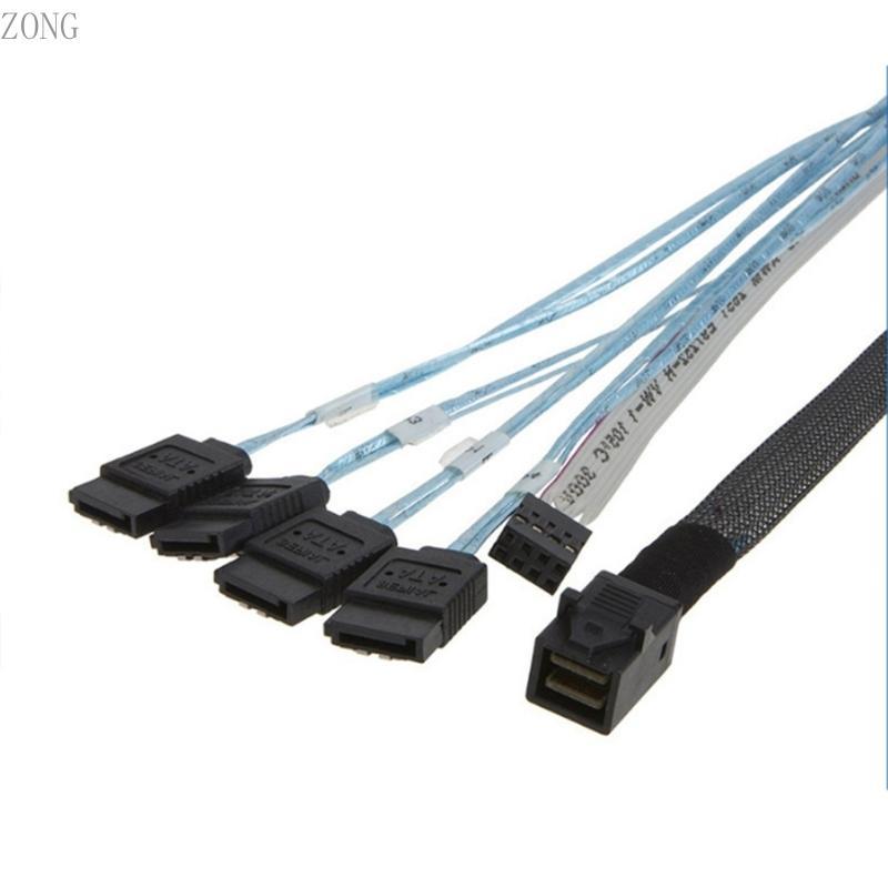 ZONG Data Center Qualidade MiniSAS SFF-8643 A 4SATA Multi Lane Breakouts Cable