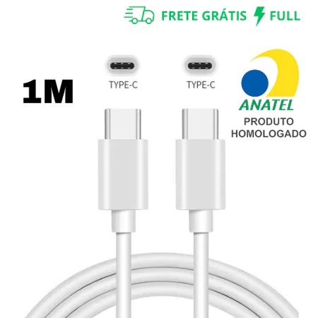 Wear-resistant Double-ended Type-C data cable, 1 meter