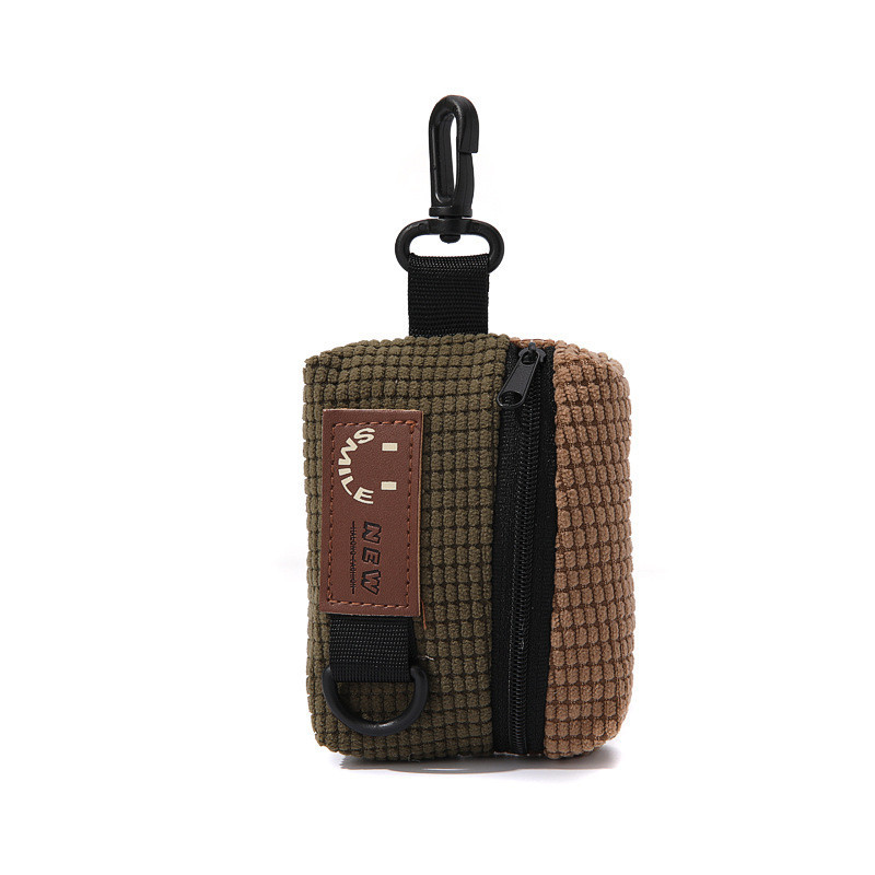 Saco de ciclismo ao ar livre Corduroy Saco para fone de ouvido Saco esportivo de armazenamento portátil Saco esportivo Universal Pingente de rua Pingente de pescoço suspenso exclusivo