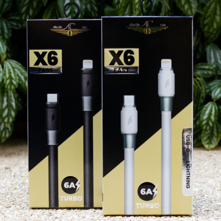 CABO ALMEIDA CRUZ X6 FAST TIPO-C X LIGHTNING 120W 1.3M C/ NF