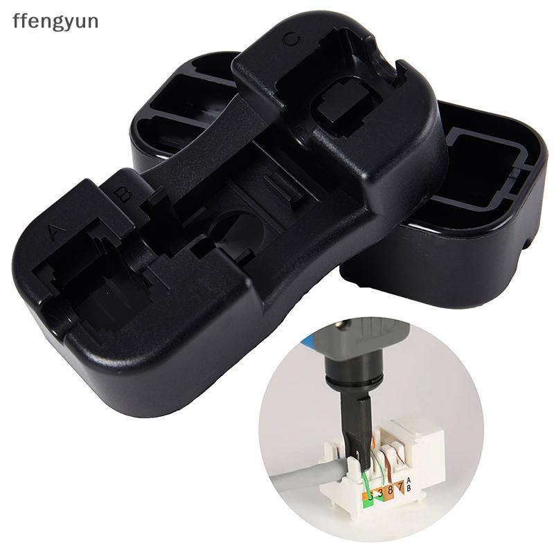 FFE 1Pc Universal RJ45 Cat6/Cat5E/Rj11/12 Keystone Ja Punch Down Stand Suporte De Módulo De Ferramenta De Fiação F