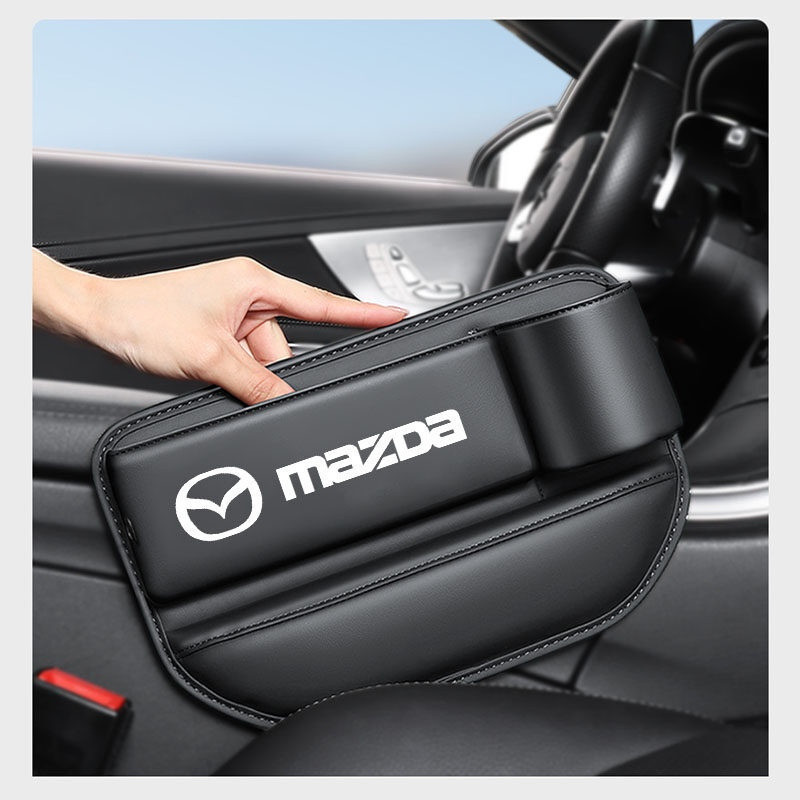 Car Seat Crevice Storage Box Cup Holder For Mazda 3 2 5 CX3 RX8 BT50 323 CX8 CX30 RX7 626 CX7 NX5 CX9 CX5 Universal Car