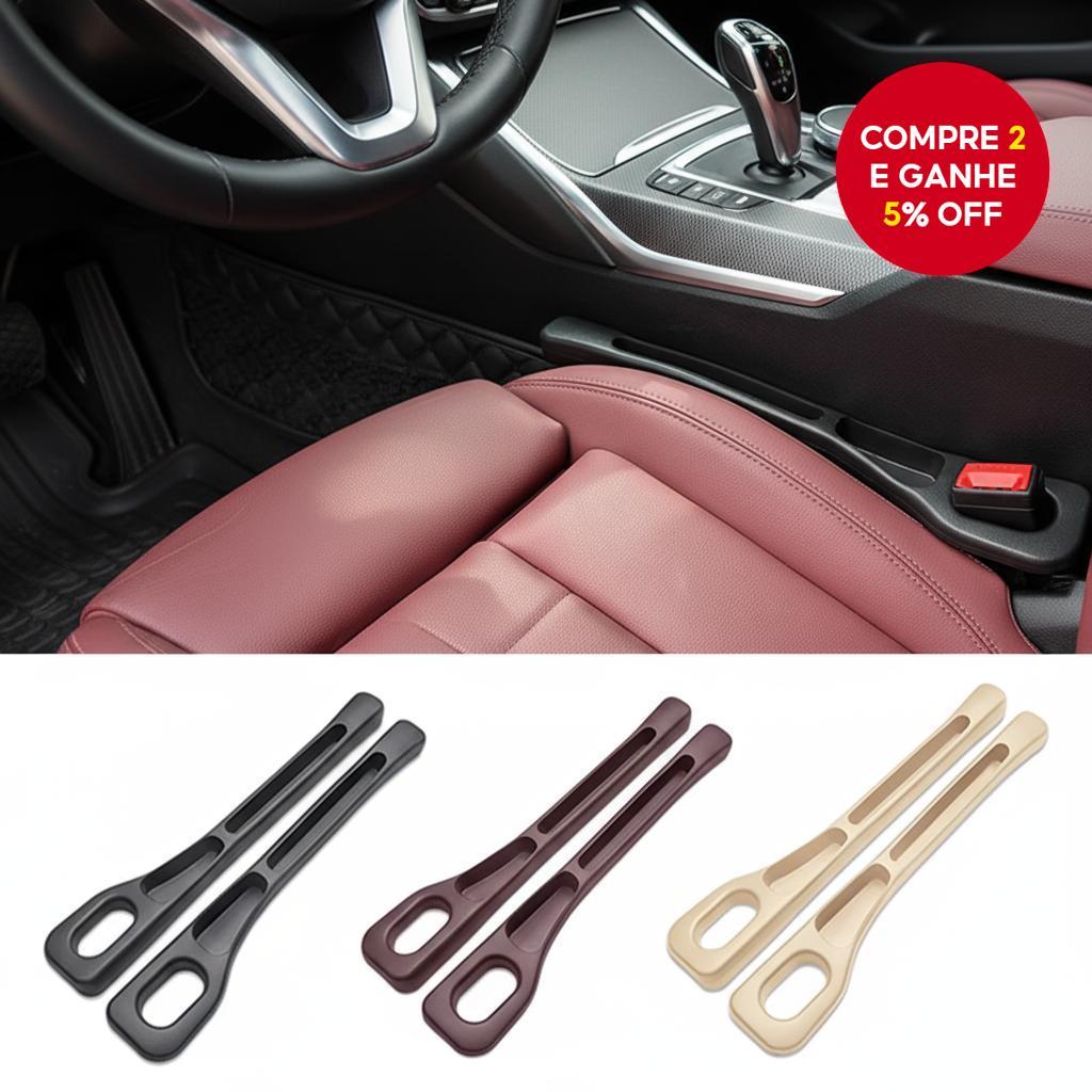 1 Par de Tapa-Furo para Assento de Carro, Tira de Vedação à Prova de Vazamento, Plugue Universal para Armazenamento