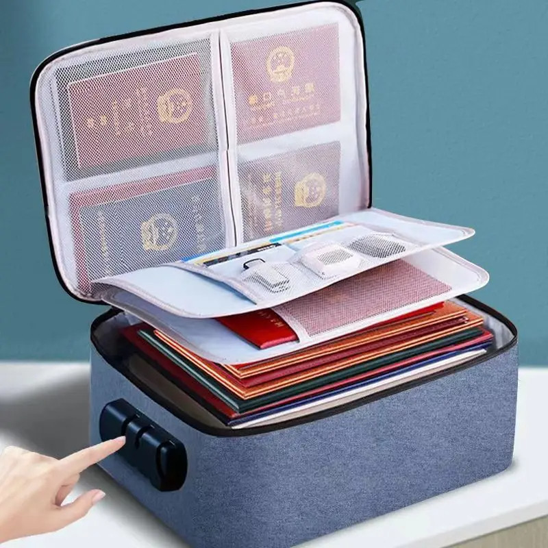 Bolsa universal para armazenamento de documentos, viagem, documento, porta-cartões, suporte, bolsa de ferramentas