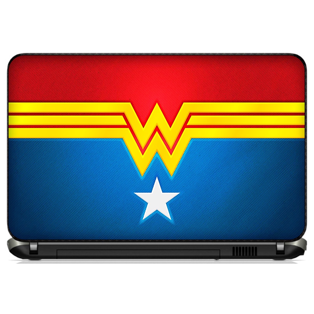 Adesivo Skin para Notebook Macbook Tablet Mulher Maravilha Herois Liga da Justica Amazonas