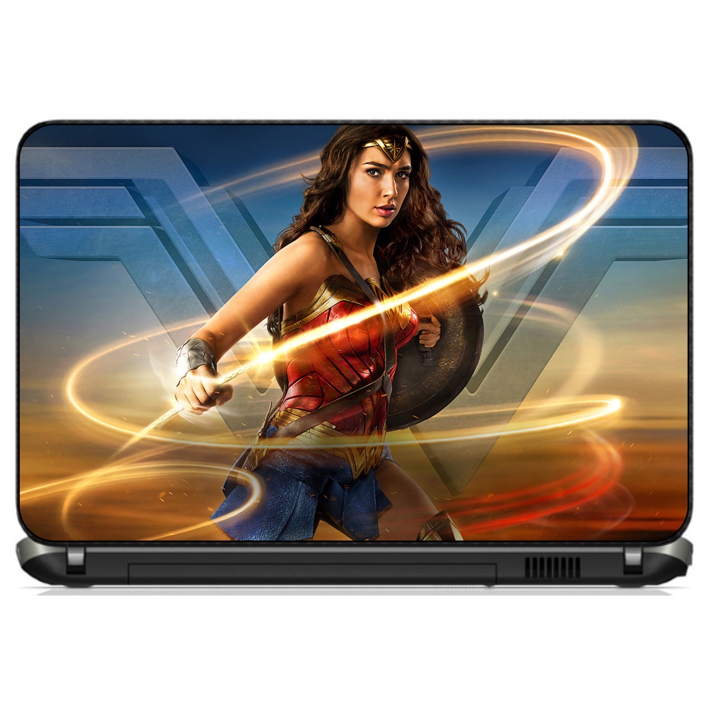 Adesivo Personalizado Skin Pelicula Notebook Mulher Maravilha [ 30 ] Herois Liga da Justica Amazonas