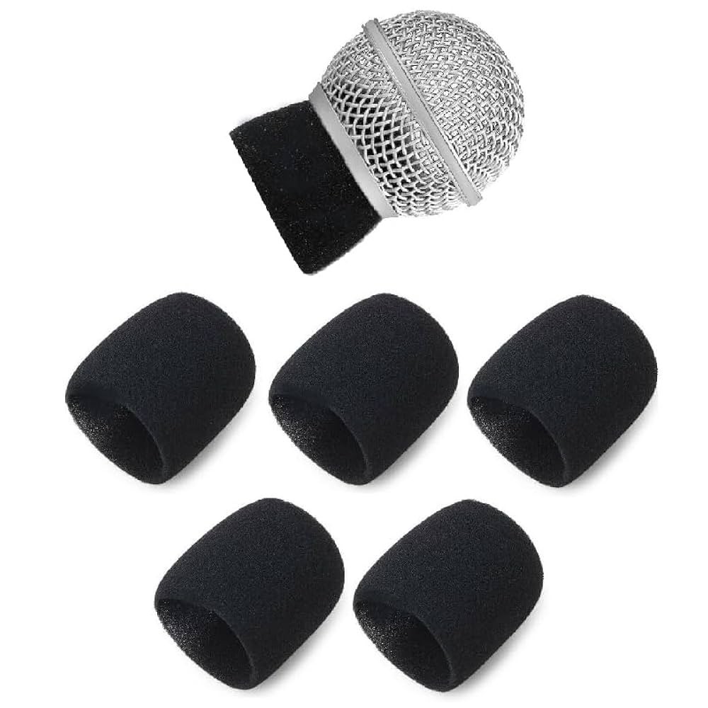 Kit 5 Espuma Preta Interna para Globo de Mic 58
