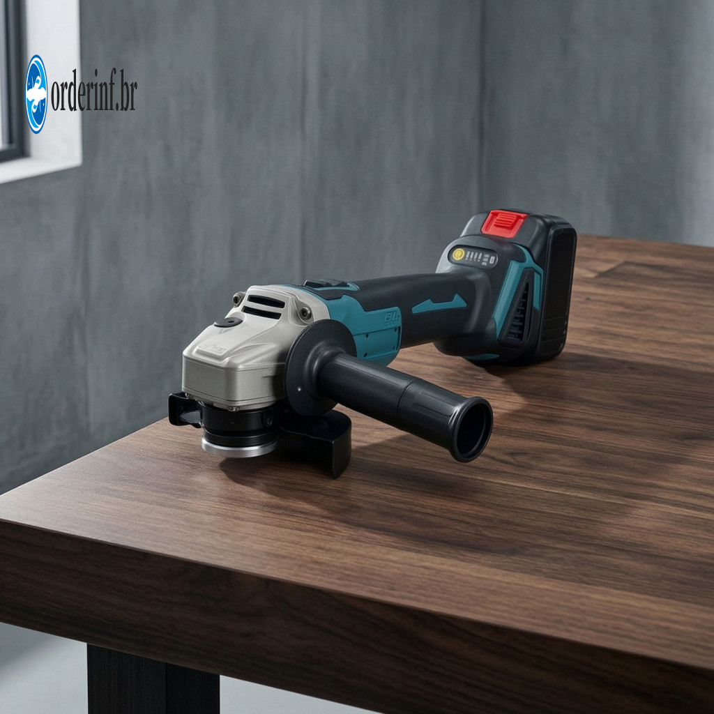 High Torque Grinding Machine Cordless Angle Grinder 950w Lithium Brushless Adjustable Speed 8000rpm Electric Tool with H