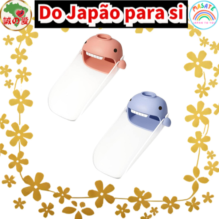 Universal Faucet Extender 2-Piece Set Adjustable Angle Water Guide for Kids 【Do Japão para você】