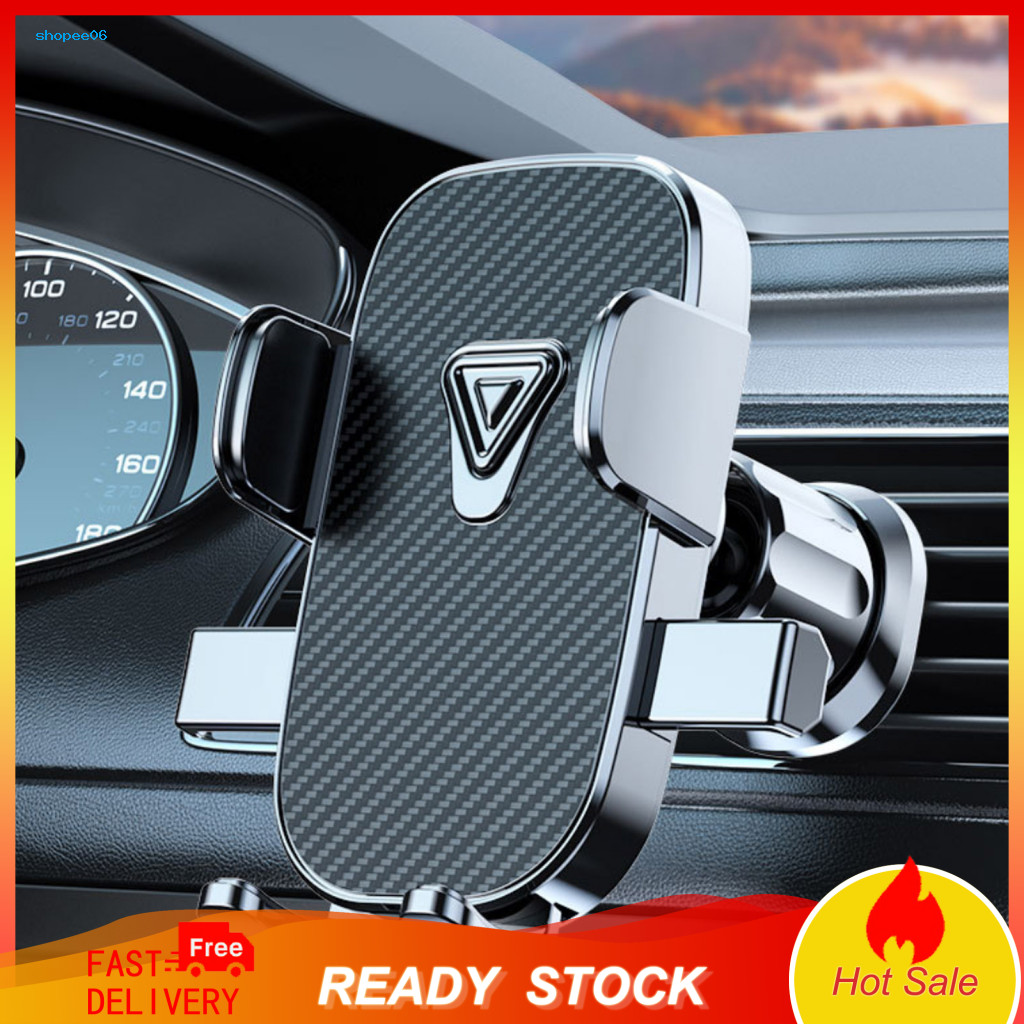 Secure Car Phone Clip Holder for Air Vent with Automatic Clamping One-hand Operation Adjustable Angle Grip Universal Mou