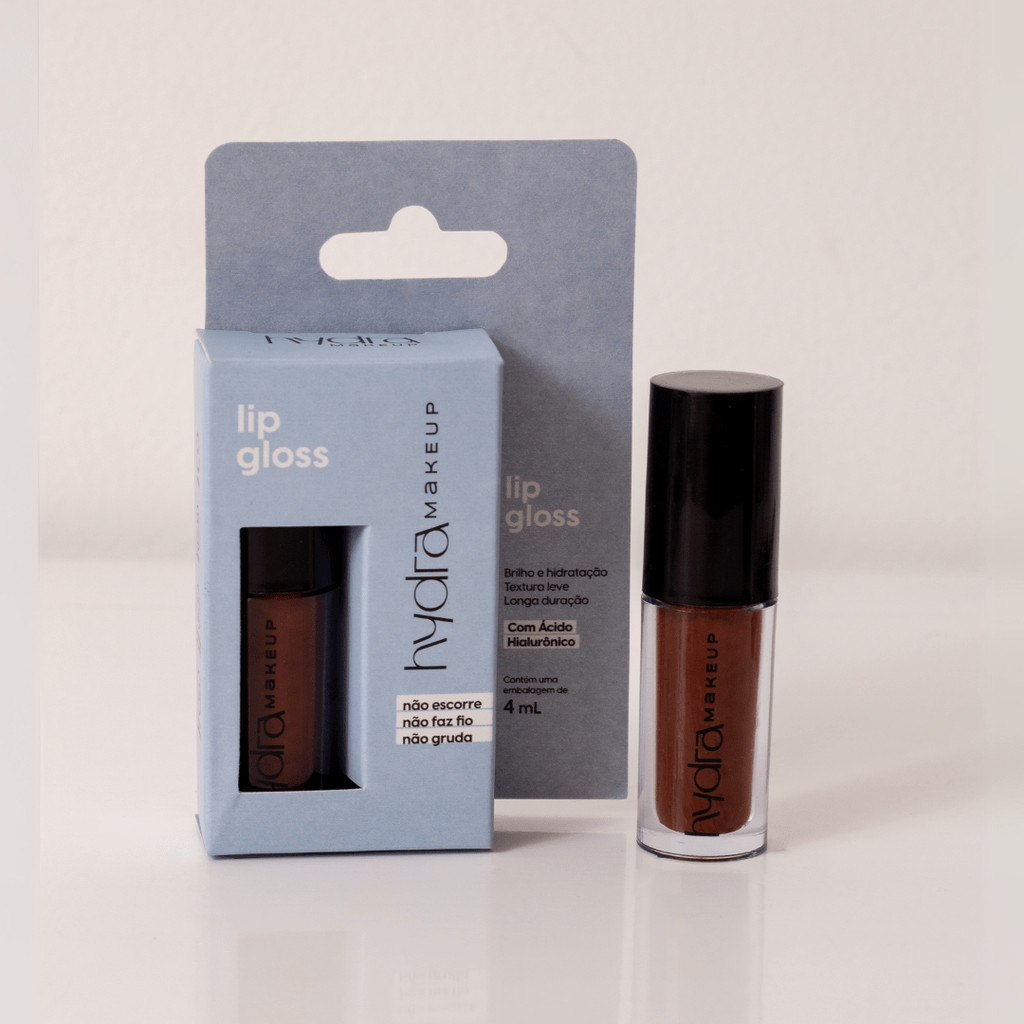 Lip Gloss Vinho Ametista com Acido Hialuronico 4mL Hydra Cosméticos