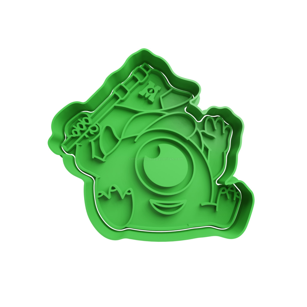 Cortador De Biscoito Mike Wazowski 4 - Monster Inc