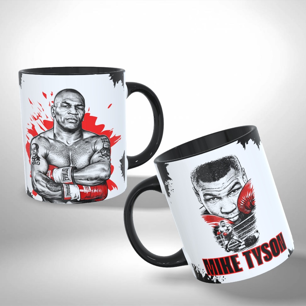 Caneca Personalizada Mike Tyson Lendas do Boxe Presente