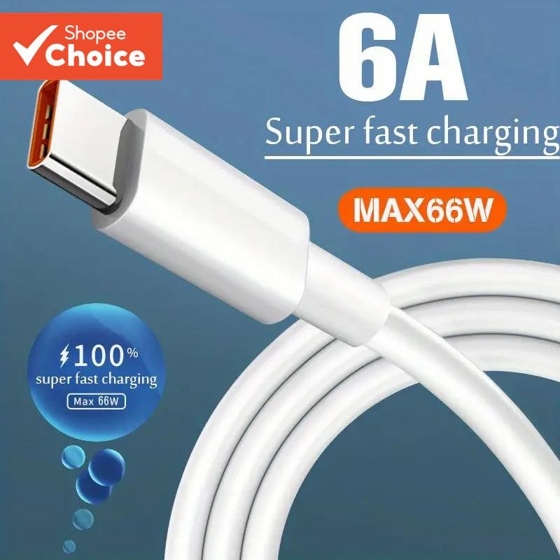 46W 6A Super Fast Charing USB Type C Cabo De Dados Para Carregador De Telefone Android Multimarcas