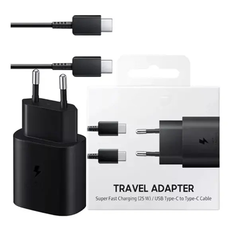 Carregador Rápido 25W Compatível Galaxy Z Fold & Z Flip do 1 ao 6 – Turbo Tipo-C Super Fast Original