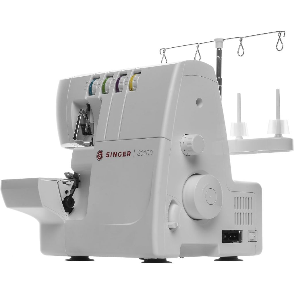 Máquina De Costura Overlock Singer S0105 Portátil - Branco