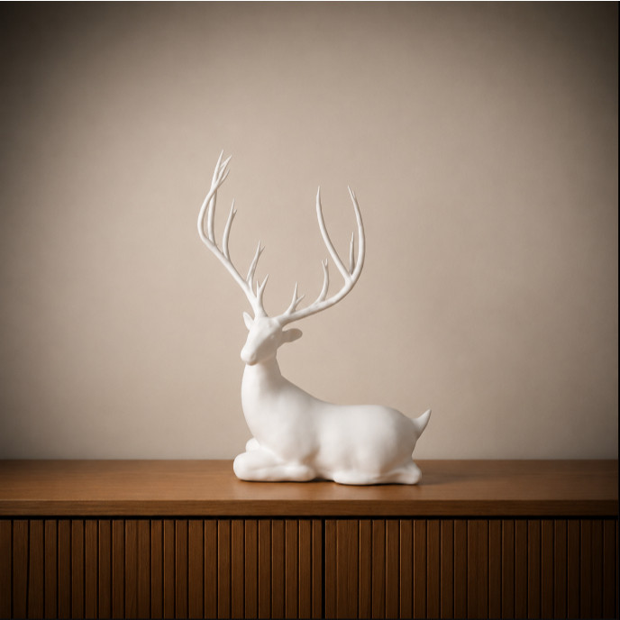 Rena Servo Escultura Enfeite De Decoração Minimalista – Elegância para sua Decoração