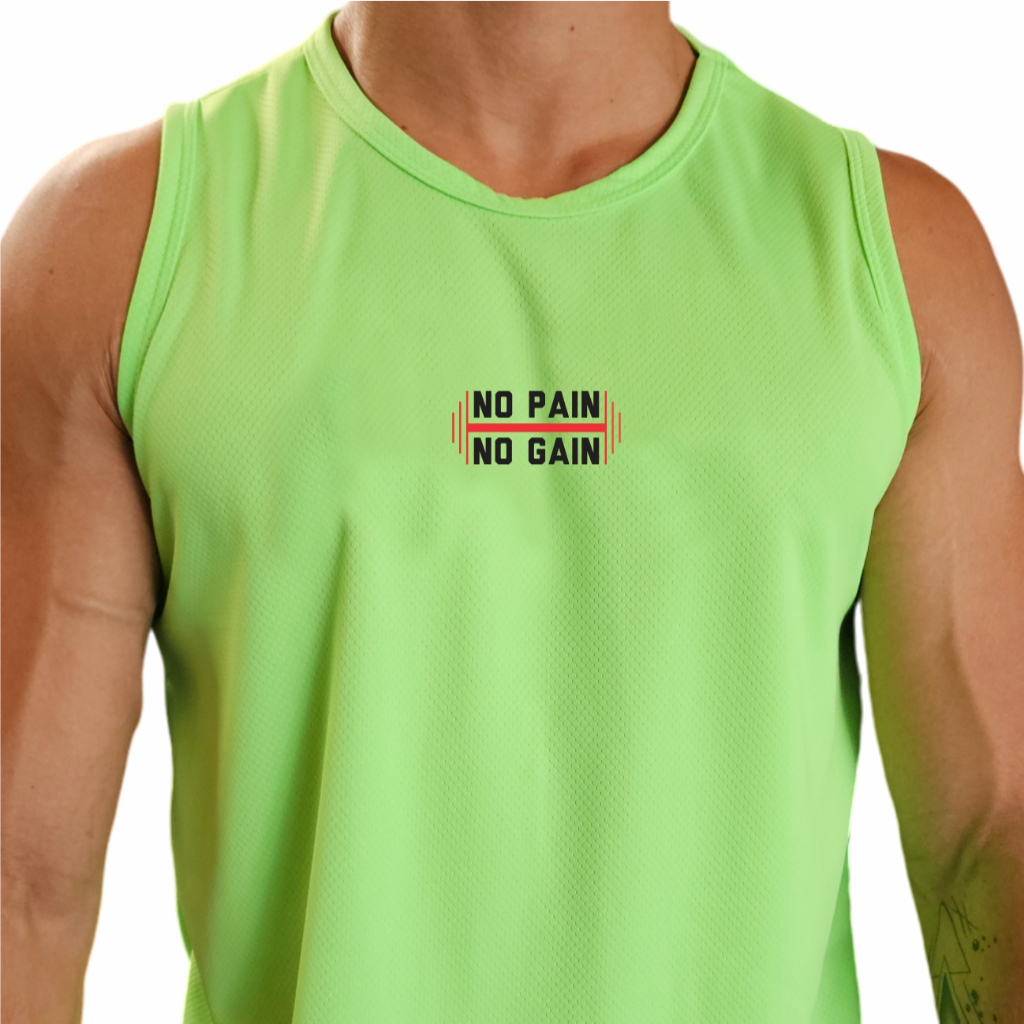 Regata Academia  -  NO PAIN NO GAIN - Treino Dry fit UV30+