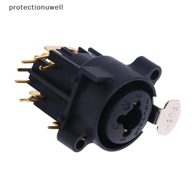 Pwbr Combo XLR E Conector De Montagem Em Painel Ja De 6.35 Mm Para Áudio Vídeo MIC , Cobre De Liga De Zinco Quente