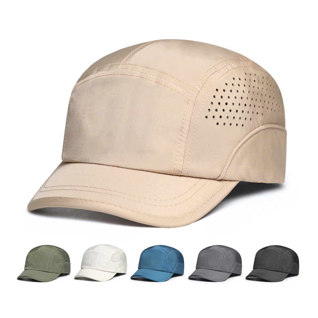Boné Liso Five Panel Vintage Americano Camping Corrida Ciclismo Diário Feminino Masculino Chapéu