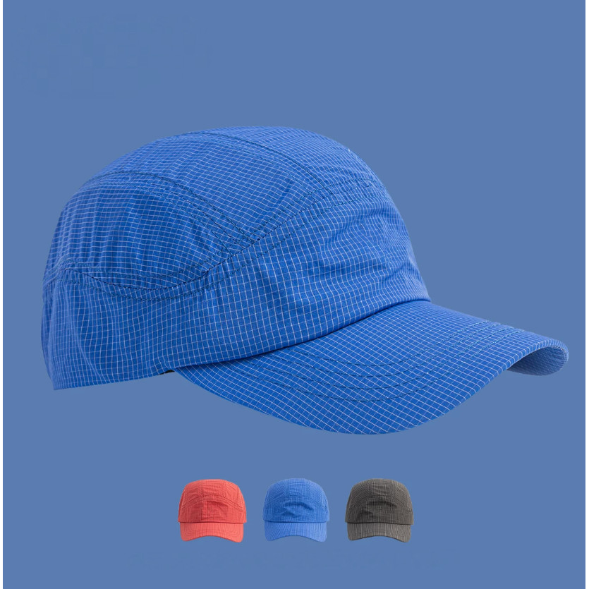 Boné Masculino Five Panel Liso Malha Moda Streetwear Corrida Bicicleta Camping Praia Feminino