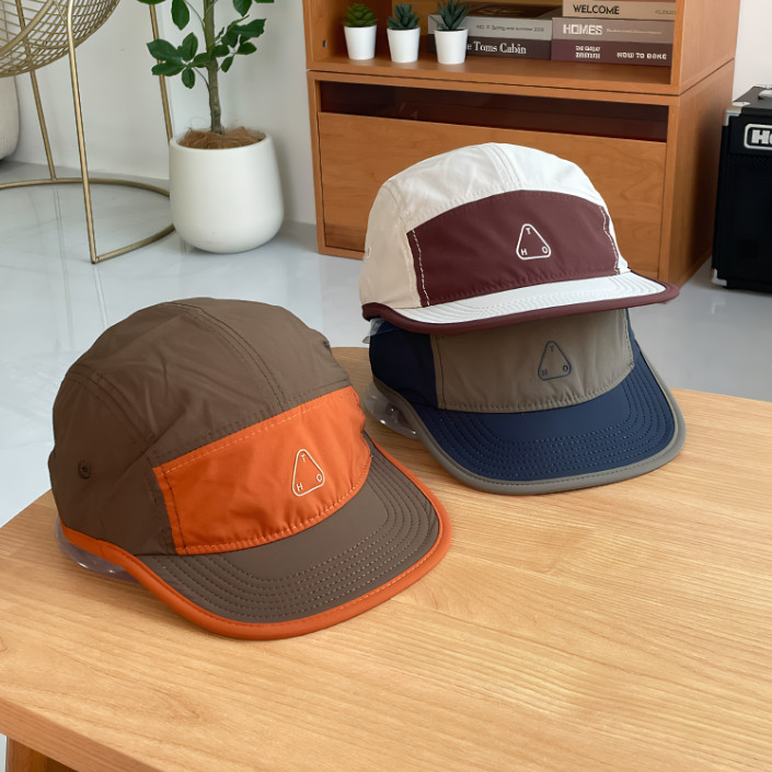 Boné Masculino Five Panel Bordado Malha Nylon Moda Streetwear Diário Viagem CAMPING Corrida Feminino