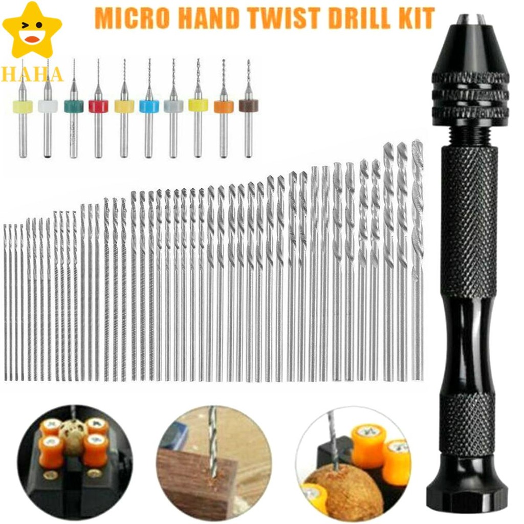57 Pçs Liga De Aço Mão Broca Conjunto Precisão Pino Torno Mini Micro Torção Brocas Kit Ferramentas Rotativas Shopbc5936