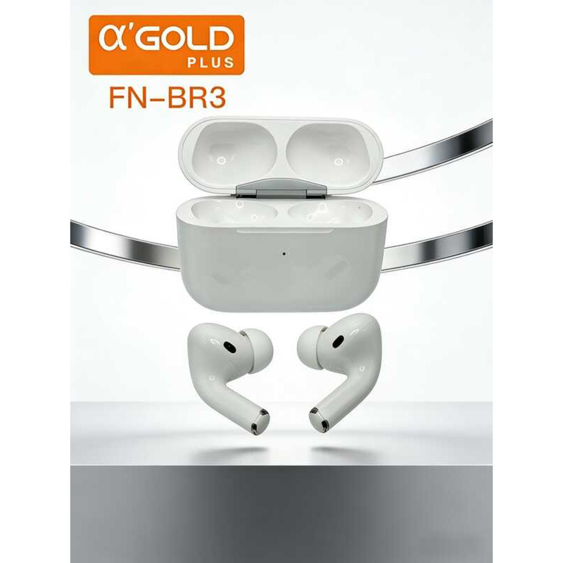 Fone Sem Fio Bluetooth 5.4 A'Gold FN-BR3 BA10 | Touch, Prova Água, Conexão Rápida, Som Claro, Durável e Estiloso