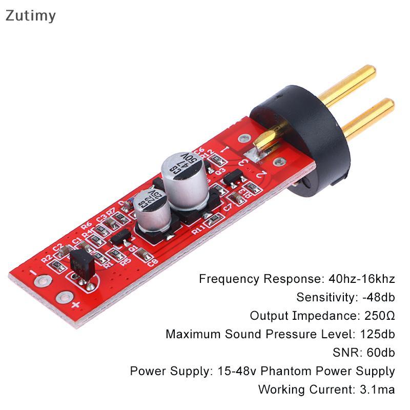 [Zutimy] Diafragma Grande Mamadeira Condensador Microfone Gravação Produção Reparação Placa De Circuito Modificado Com P