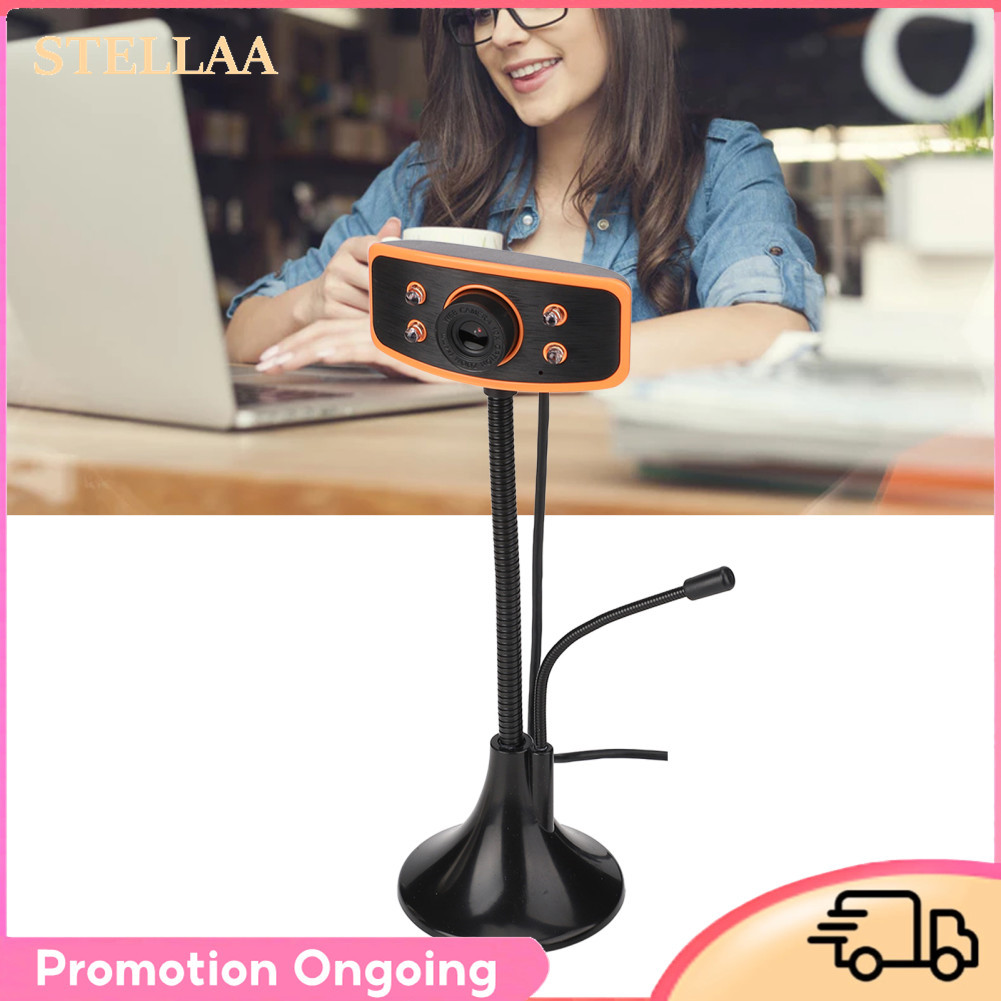 Stellaa Tangxi usb webcam para laptop 1080p câmera web com microfone plug and play gravação de videoconferência desktop