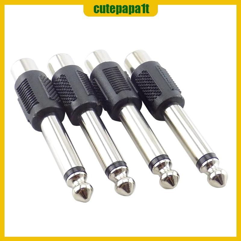 STBL 6 35mm Para AV 6 5mm Fêmea Adaptador Conector Microfone