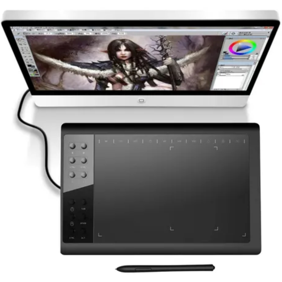 Mesa Digitalizadora Desenho Profissional Grande Arte Digital Portátil flexibilidade Atualizado