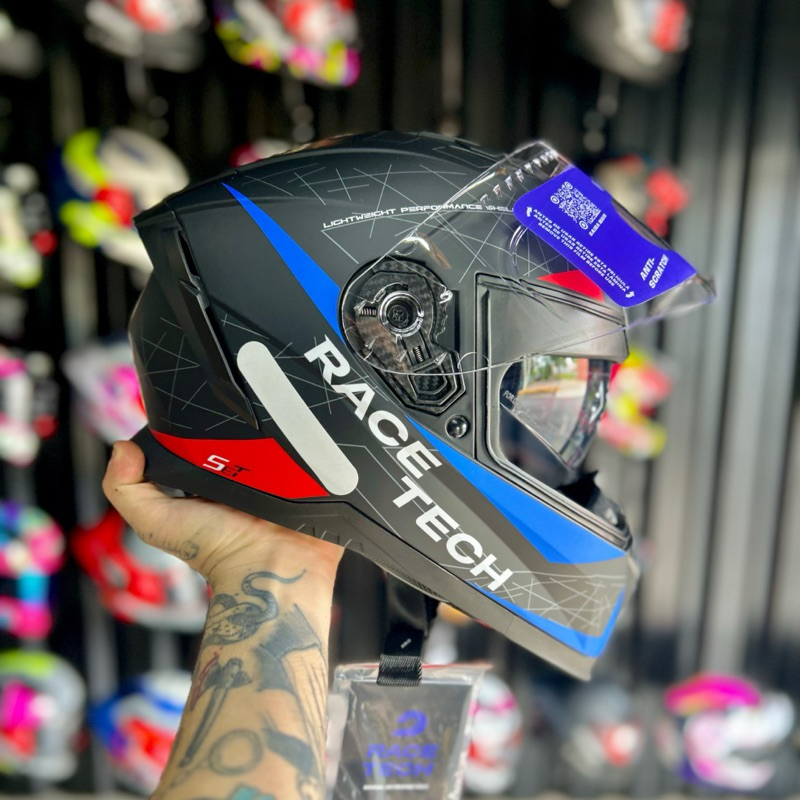CAPACETE RACE TECH VILT - SET BLUE