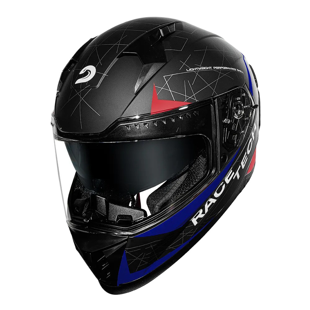 RACE TECH CAPACETE VOLT SET PRETO FOSCO /VERMELHO TAMANHO 56/S