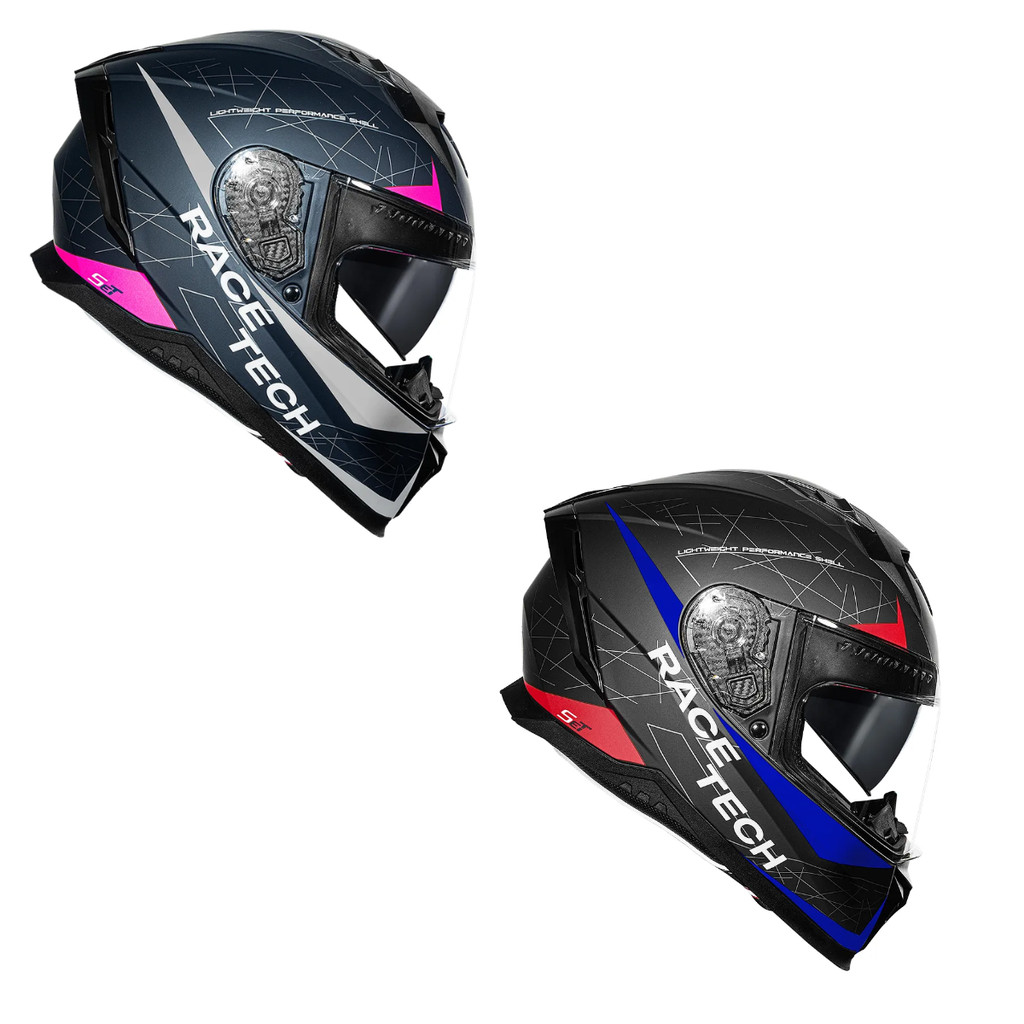 Capacete Moto Race Tech Volt Set Visor/Óculos Solar