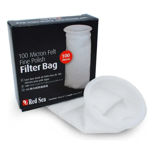 Shark Bag Red Sea Felt Filter Bag 100 Micron 10 X 26cm