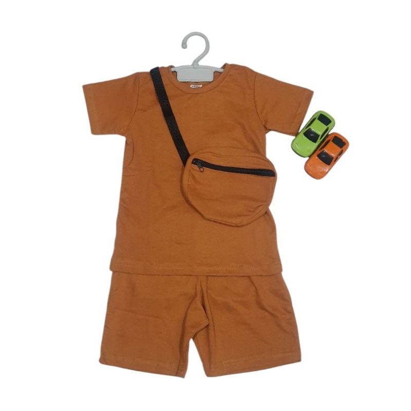 Conjunto Mauricinho Infantil, acompanha BAG, 2 a 8 anos, menino