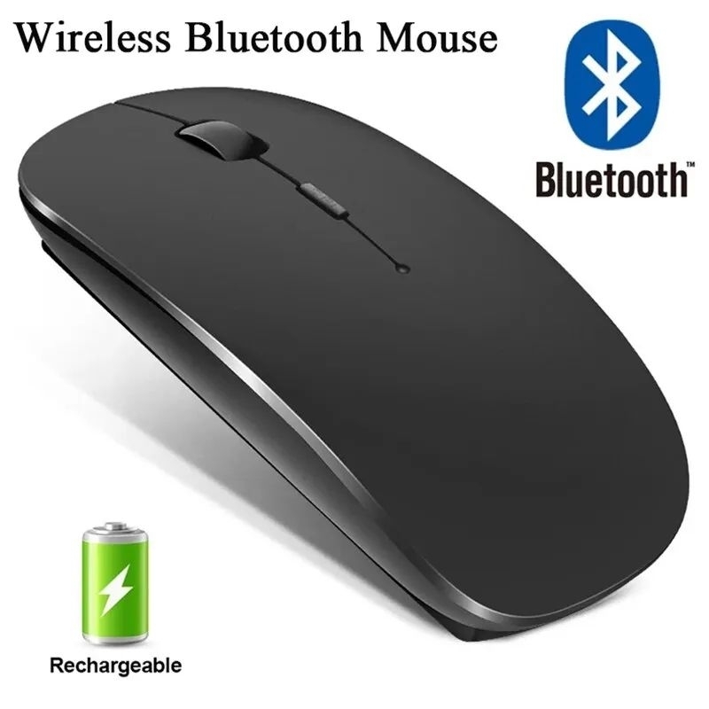 Mouse Bluetooth 5.0 Wireless Sem fioDual Mode Carregamento Mudo Jogo Notebook Silencioso
