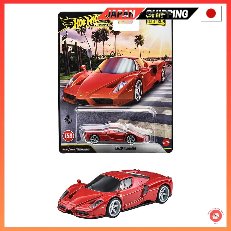 Hot Wheels Boulevard Enzo Ferrari Miniature Car 1:64 Scale, for ages 3 and up, JHW22Direct from JAPAN