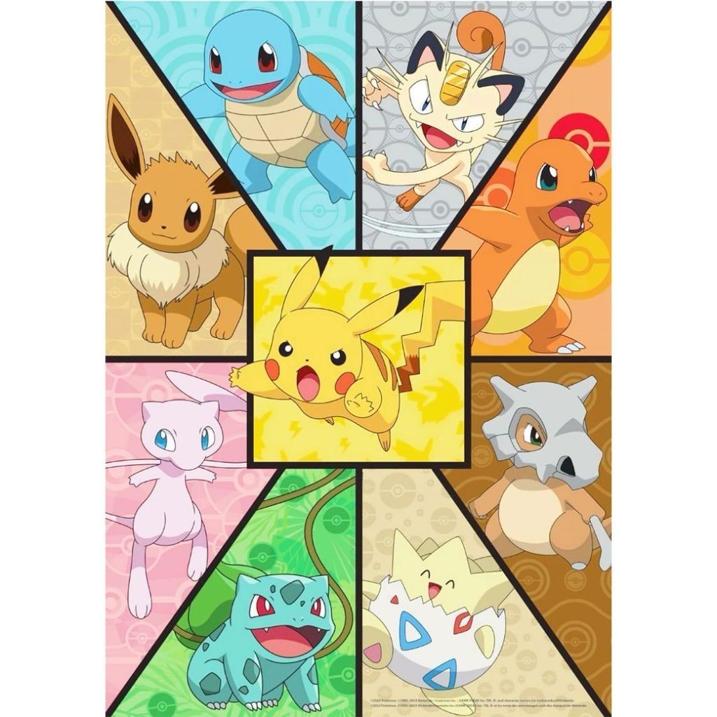 Quadro Decorativo Pokemon Tamanho 20x28