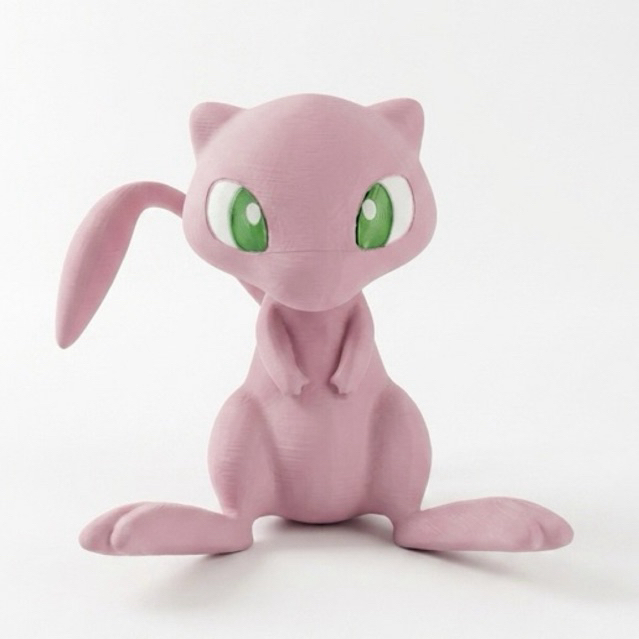 Miniatura Mew Pokémon em Impressão 3D – Decorativo e Colecionável