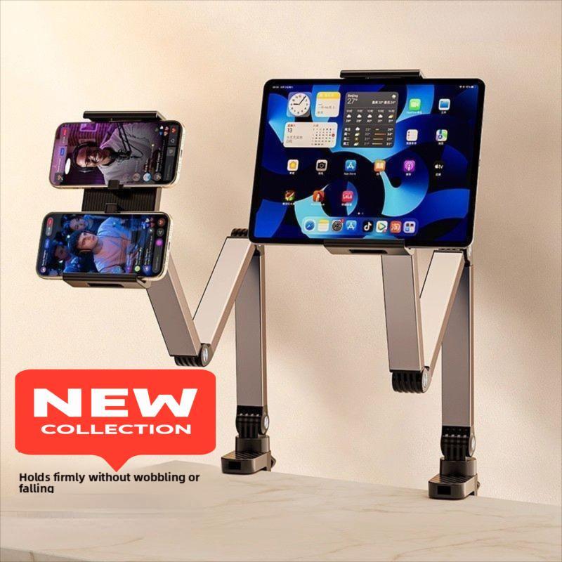 Hoco suporte mecânico de três estágios para celular iPad Tablet quadro de suporte de mesa Universal cabeceira 360° Supor