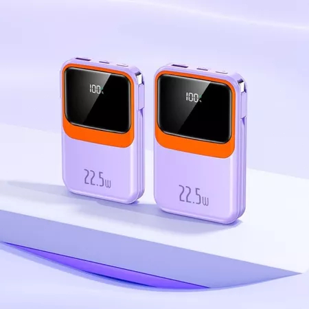 Carregador portátil de banco de potência 10000mah 22,5w carregamento super rápido com função magnética A9