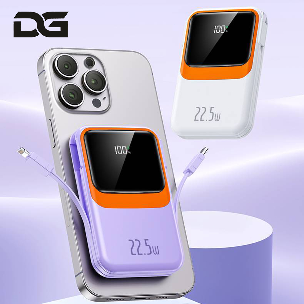 Carregador Portátil 10000mAh 22.5W - Magnético + 4 Dispositivos ao Mesmo Tempo-A9
