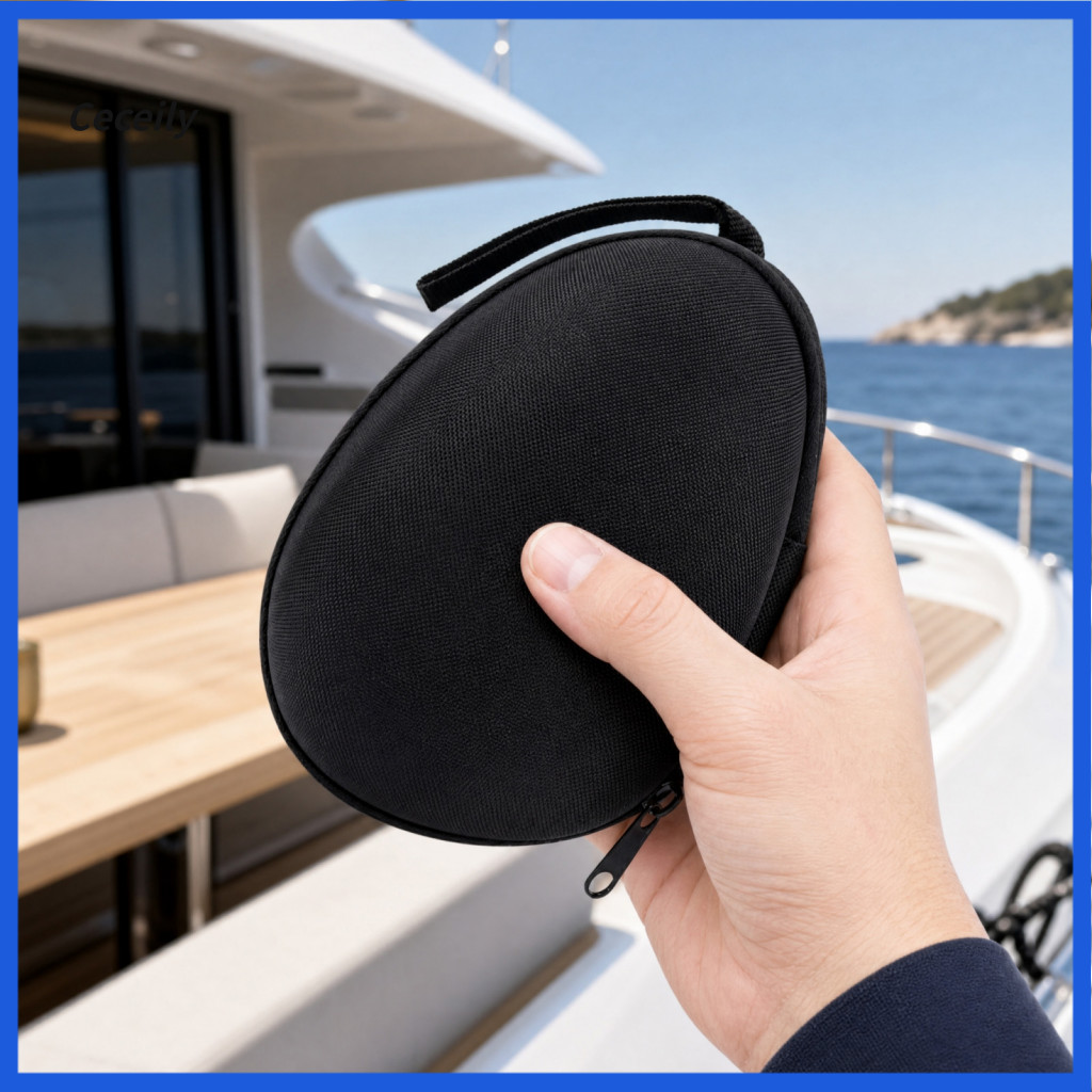 Fishing Reel Case Anti-scratch Pouch Protective Waterproof Shockproof Zipper Bag for Baitcasting Spinning Drum Reels Dur